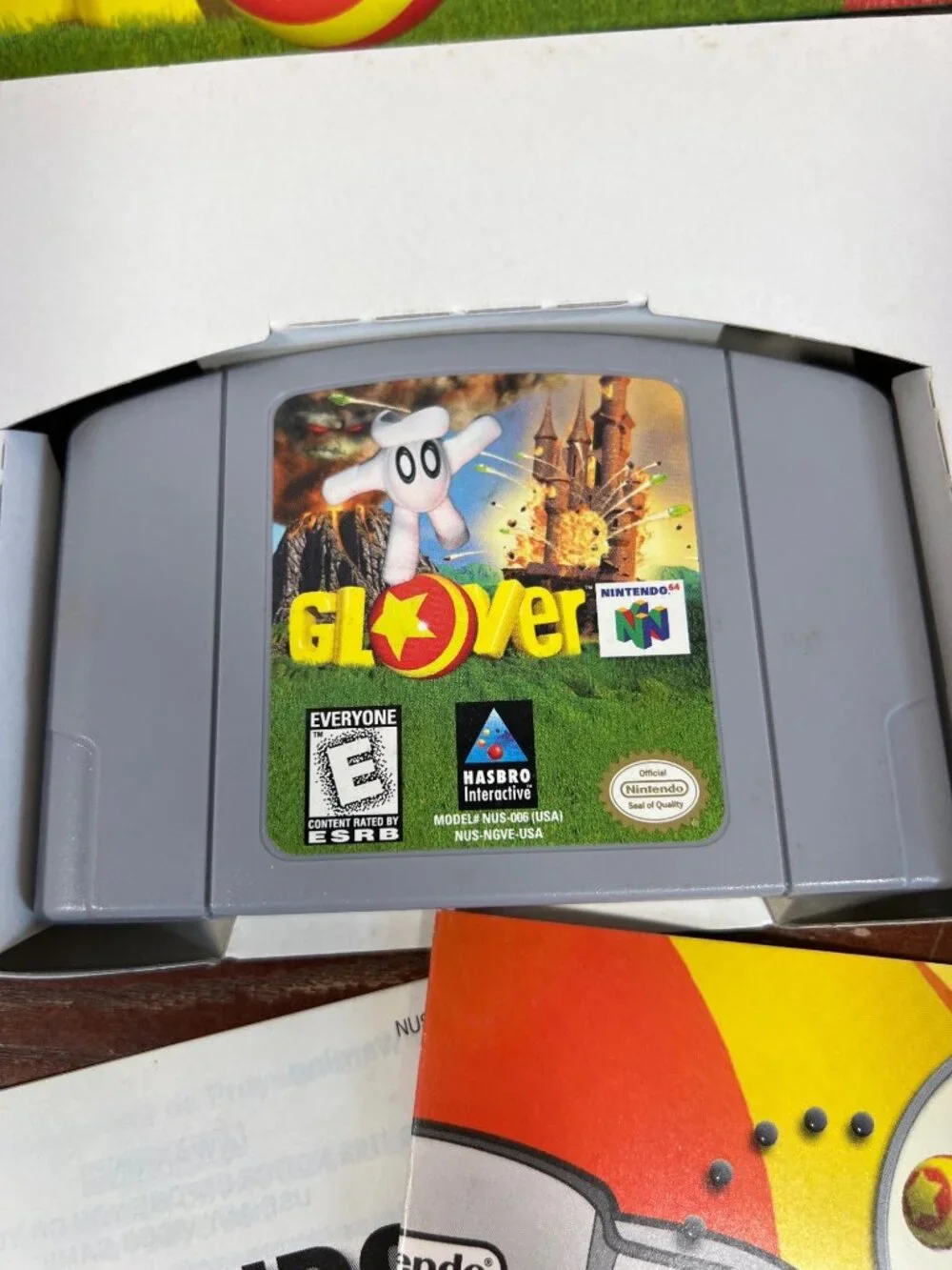 Glover Nintendo 64 Game Complete In Box With Manual & Inserts Tested